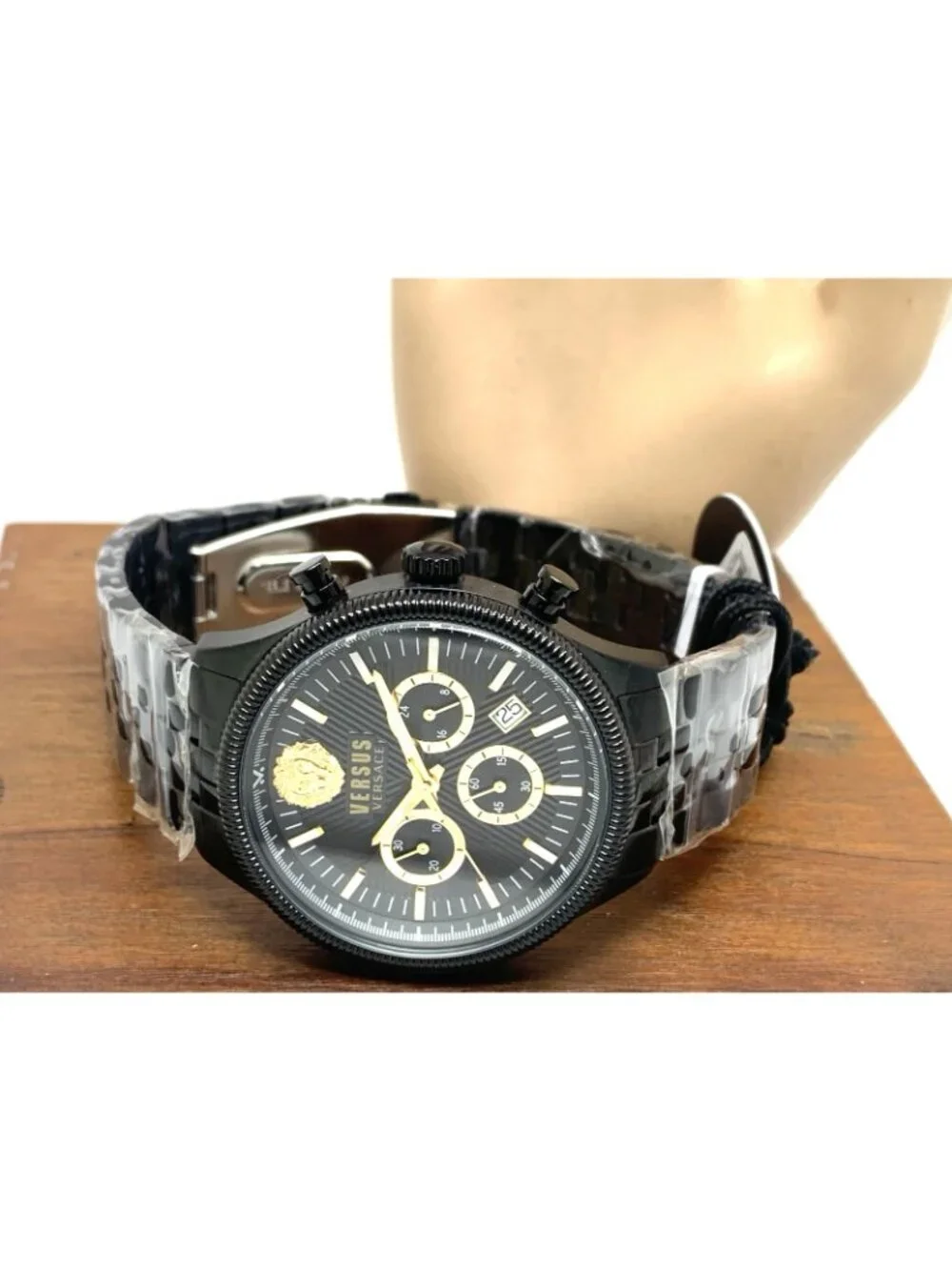 Versus by Versace Men's Watch VSP971221 Chronograph Quartz Black Steel 45mm